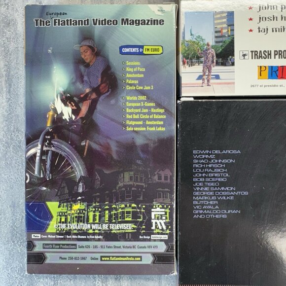 7 BMX VHS Flatland Animal Made In Taiwan Standard Covert Operation Subversion - Picture 10 of 13
